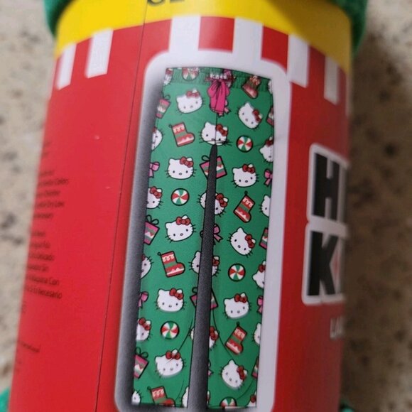 Hello Kitty Sanrio Sz Large Super Soft Fleece Pj Lounge Pants Christmas Winter - Picture 7 of 7